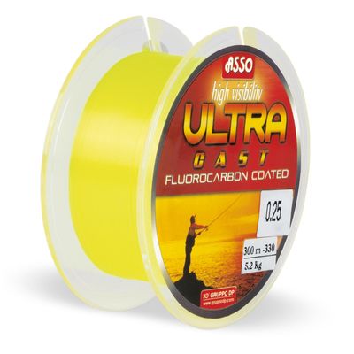 ASSO Ultra Cast Fluo Yellow Monofile Angelschnur