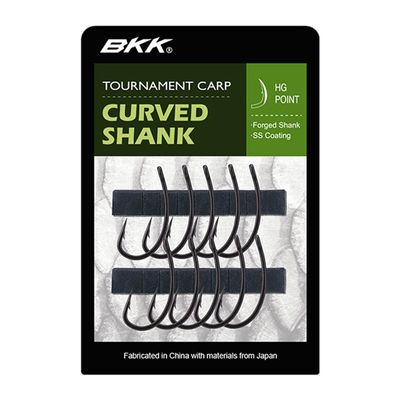 BKK Curved Shank Karpfenhaken