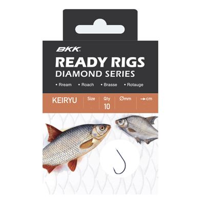 BKK Ready Rig Diamond-Keiryu BN Friedfisch Vorfachhaken gebunden