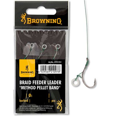 Browning Braid Feeder Leader Method bronze Pellet Band
