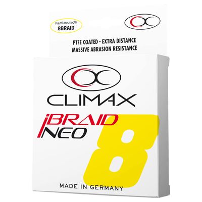 Climax iBraid NEO gelb (non UV) Geflochtene Angelschnur
