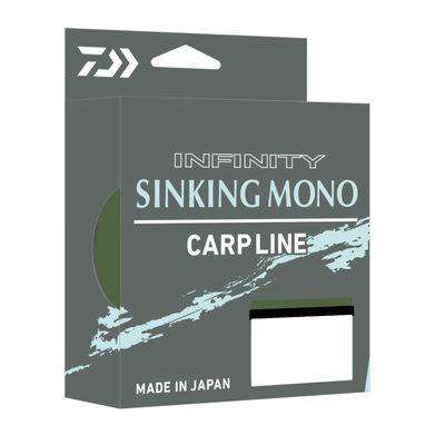 Daiwa Infinty Sinking Mono Mix OLIVE Monofile Karpfenschnur
