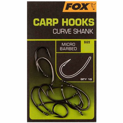 Fox Carp Hooks Curve Shank Karpfenhaken