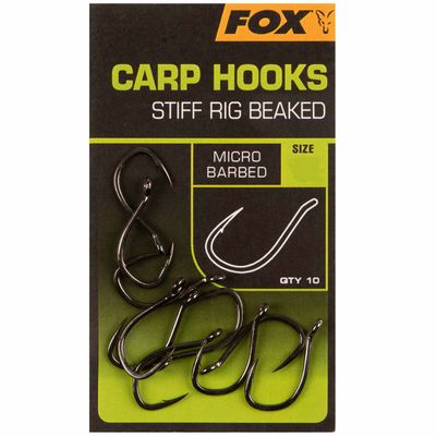 Fox Carp Hooks Stiff Rig Beaked Karpfenhaken