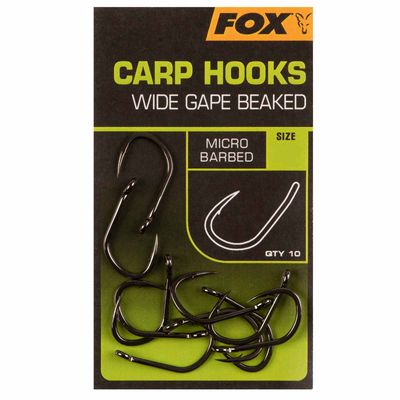 Fox Carp Hooks Wide Gape Karpfenhaken