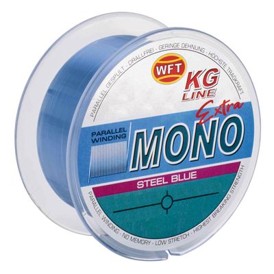 WFT KG Mono Extra steel blue monofile Angelschnur