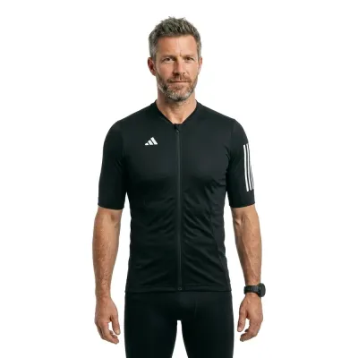 Adidas Fahrradtrikots kurzarm Adidas Tempo 3 Stripes