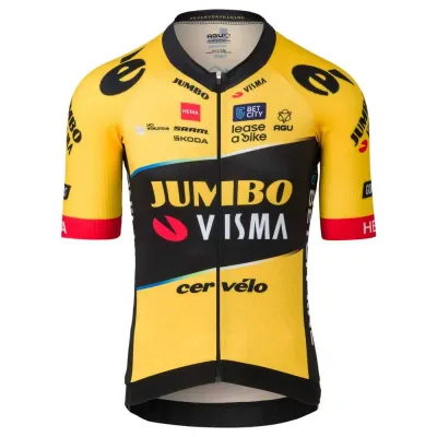 Agu Fahrradtrikots kurzarm Agu Jumbo-Visma Premium Replica
