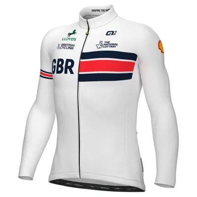 ALÈ Fahrradtrikots langarm Alé Cycling Prime Federazione Britannica