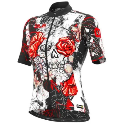 ALÈ Fahrradtrikots kurzarm Alé Cycling PRR Skull
