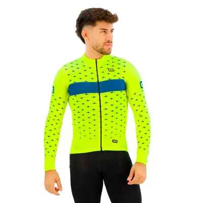 ALÈ Fahrradtrikots langarm Alé Cycling Stars