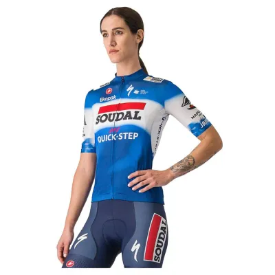 Castelli Fahrradtrikots kurzarm Castelli Competizione 3 W Soudal Quick-Step 2024