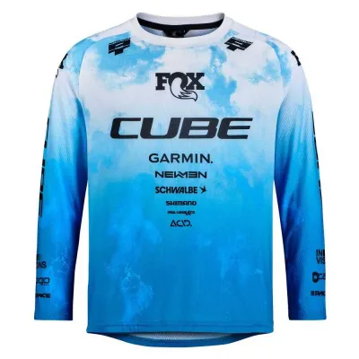 Cube Fahrradtrikots langarm Cube Rookie X Actionteam