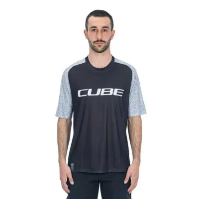 Cube Fahrradtrikots kurzarm Cube Vertex Kurzarm Enduro Rundhalstrikot 2024