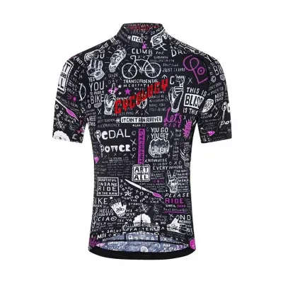 CYCOLOGY Fahrradtrikots kurzarm Cycology Gear Bike Graffiti