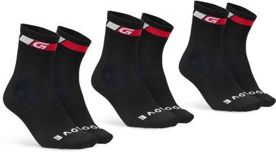 GRIPGRAB Classic Regular Cut Sommer Socken 3er-Pack