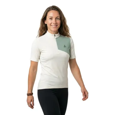 Löffler Fahrradtrikots kurzarm Löffler Skys Block Mid Half Zip