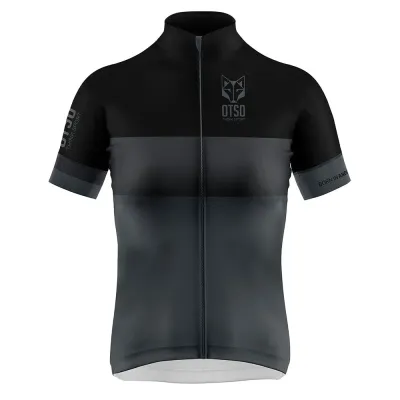 Otso Fahrradtrikots kurzarm Otso Black