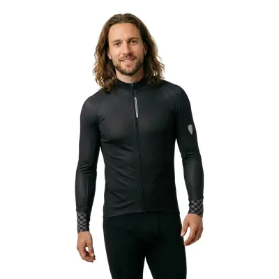 Q36.5 Fahrradtrikots langarm Q36.5 Gregarius Hybrid Collar Fade