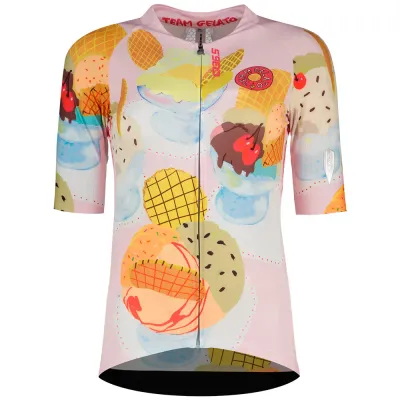 Q36.5 Fahrradtrikots kurzarm Q36.5 Gregarius Pro Team Gelato