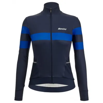 Santini Fahrradtrikots langarm Santini Coral Bengal Thermal