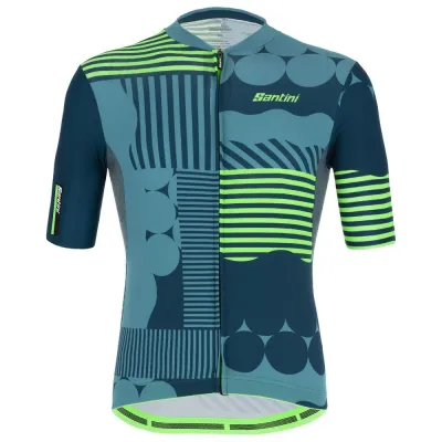 Santini Fahrradtrikots kurzarm Santini Delta Optic
