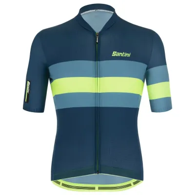 Santini Fahrradtrikots kurzarm Santini Ecosleek Bengal