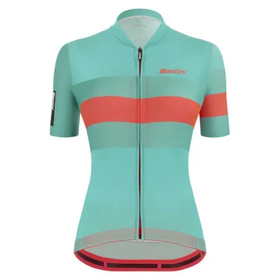 Santini Fahrradtrikots kurzarm Santini Ecosleek Bengal