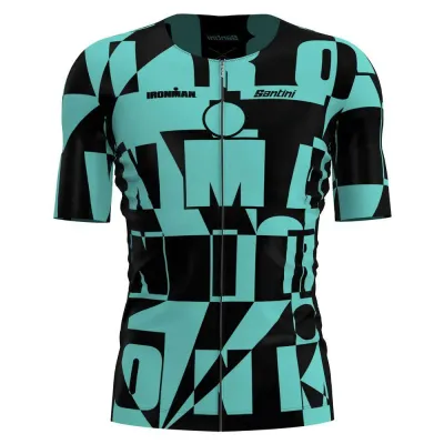 Santini Fahrradtrikots kurzarm Santini Enigma Ironman Triathlon 2024