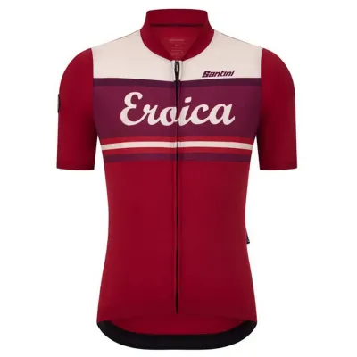 Santini Fahrradtrikots kurzarm Santini Eroica Orcia