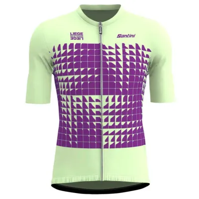 Santini Fahrradtrikots kurzarm Santini Liege Bastogne 2026