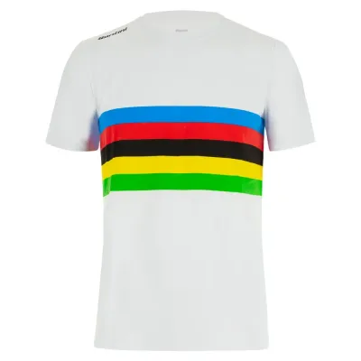 Santini Fahrradtrikots kurzarm Santini Official UCI Rainbow 2025