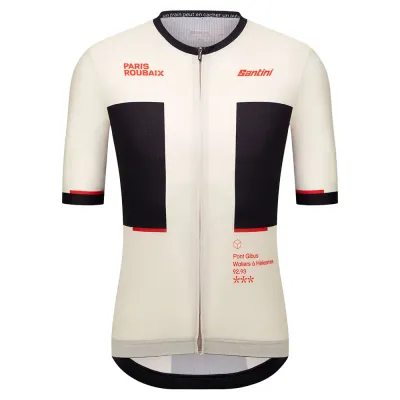 Santini Fahrradtrikots kurzarm Santini Paris-Roubaix 2025