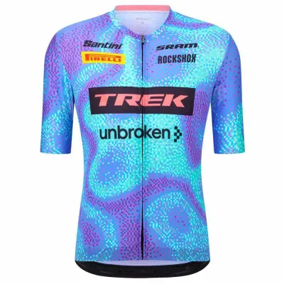 Santini Fahrradtrikots kurzarm Santini Trek Factory Racing 2026
