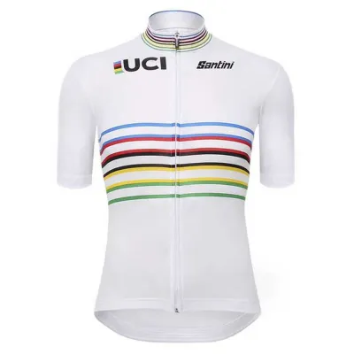 Santini Fahrradtrikots kurzarm Santini UCI Official World Champion Master 2026
