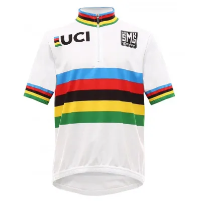Santini Fahrradtrikots kurzarm Santini UCI World Champion 2026