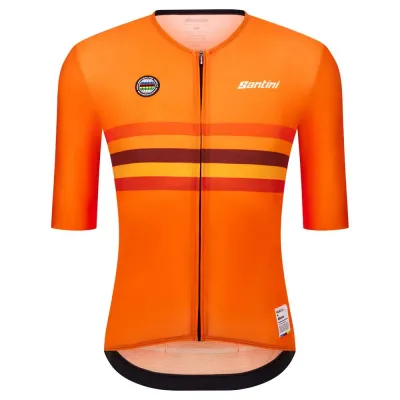 Santini Fahrradtrikots kurzarm Santini UCI World Champion Netherlands 2025
