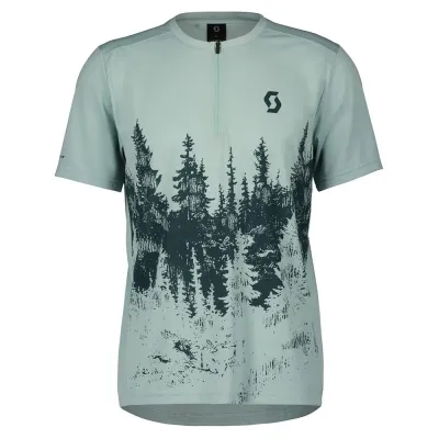 Scott Fahrradtrikots kurzarm Scott Trail Flow Zip Kurzarm Enduro Trikot