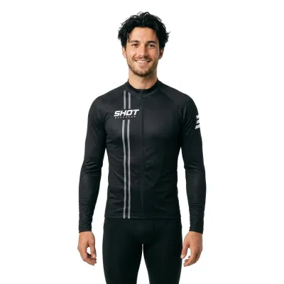 Shot Fahrradtrikots langarm Shot Unlimited Zip 0