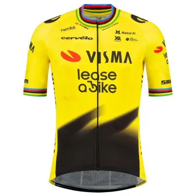 TVL Fahrradtrikots kurzarm Team Visma | Lease a Bike Replica Former World Campion 2026