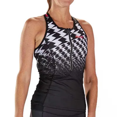 Zoot Fahrradtrikots kurzarm Zoot Ultra Racerback ärmelloses Triathlon-Trikot 2020