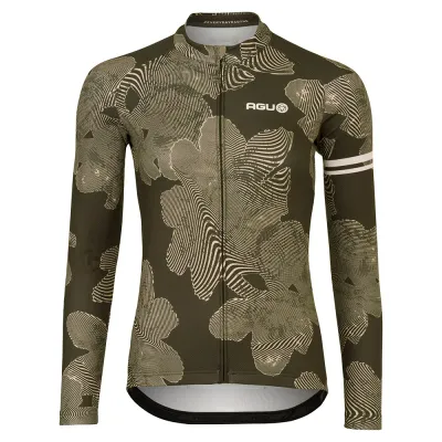 Fahrradtrikots langarm Agu Striped Flower Essential (Bild 1)