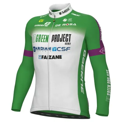 Fahrradtrikots langarm Alé Cycling Alé Green Project-Bardiani CSF-Faizane Replica 2023 (Bild 1)