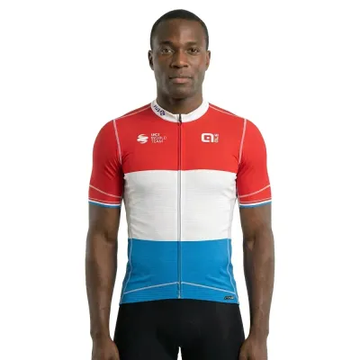 Fahrradtrikots kurzarm Alé Cycling Groupama FDJ 2021 Luxembourg Champion PR-S 2021 (Bild 2)