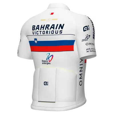 Fahrradtrikots kurzarm Alé Cycling Prime Bahrain Victorious Campione Slovenia (Bild 2)
