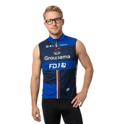 Fahrradtrikots kurzarm Alé Cycling Prime Groupama FDJ Weste 2024 (Bild 3)