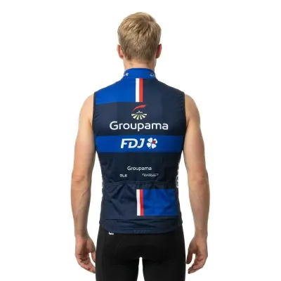 Fahrradtrikots kurzarm Alé Cycling Prime Groupama FDJ Weste 2024 (Bild 4)