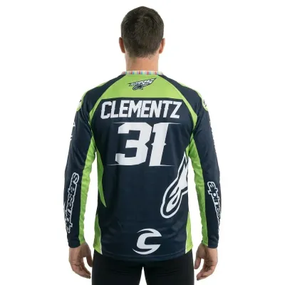 Fahrradtrikots langarm Alpinestars Jerome Clementz Replica (Bild 2)