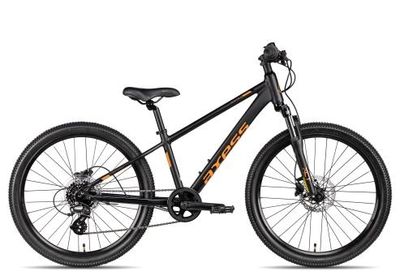 Kinderfahrrad 24 Zoll Axess Stipe 24 Pro 2026 | 24 Zoll | Diamant | 30 cm | black matt/orange black (Bild 1)