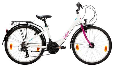 Kinderfahrrad 24 Zoll Bellini Emma 21 2024 | 24 Zoll | Tiefeinsteiger | 34 CM | Pearl WhitePink (Bild 1)